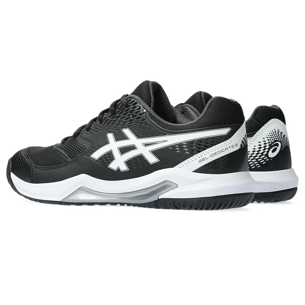 Asics Gel-Dedicate 8 1041A408-001 Sneakers Men's 12 D Black Tennis Shoes LIQ1282